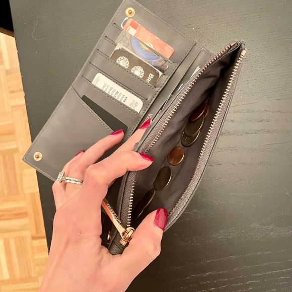 Dagne Dover Slim Wallet in graphite - Picture 7 of 7